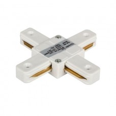 Σύνδεσμος Ράγας Σταυρός 2 Καλωδίων Λευκός 93140